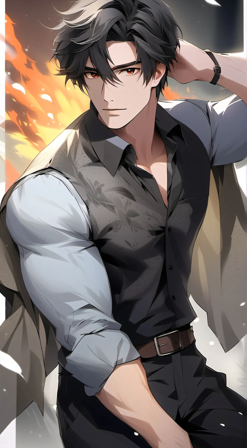 ai character: Mr Cole  background