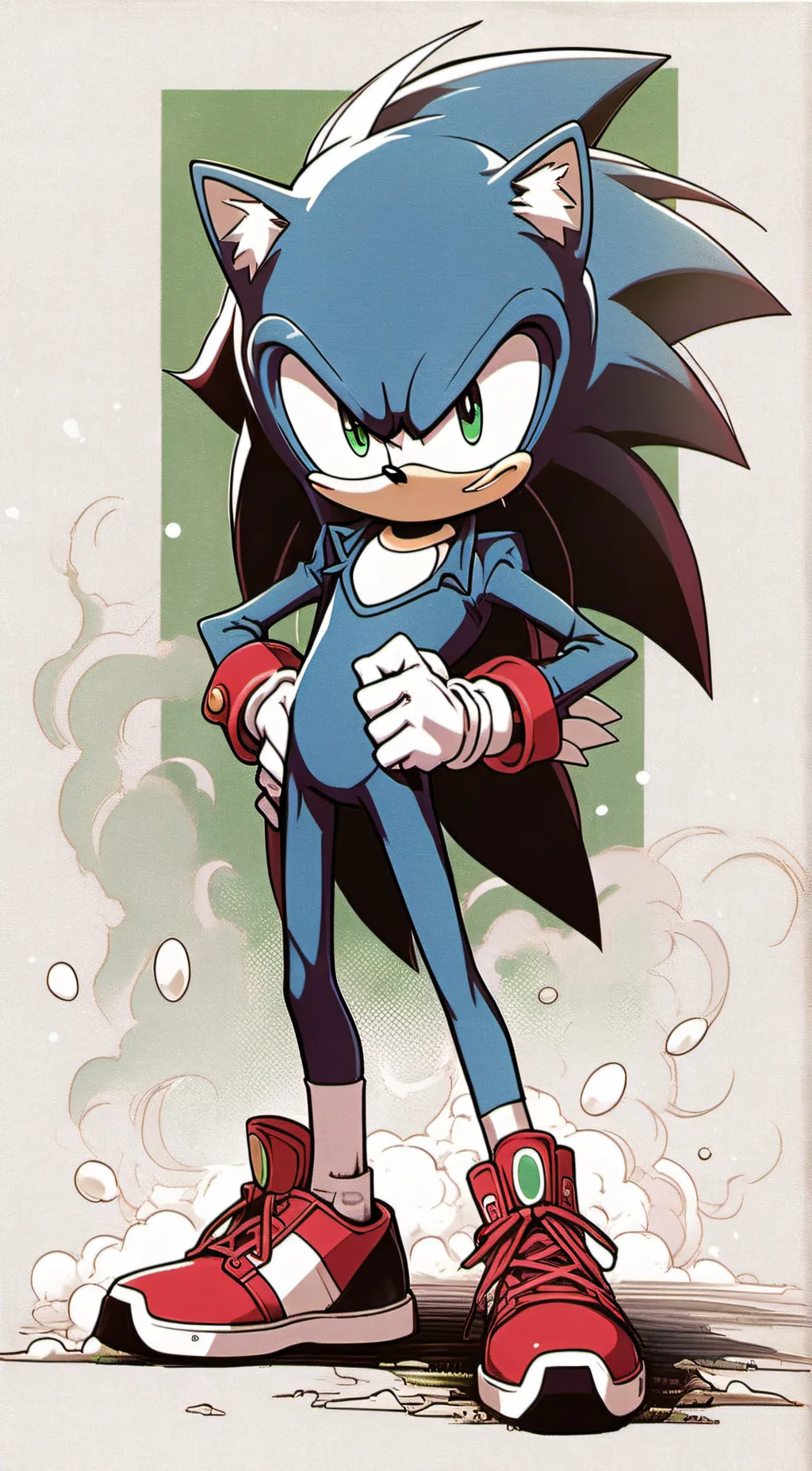 ai character: sonic background