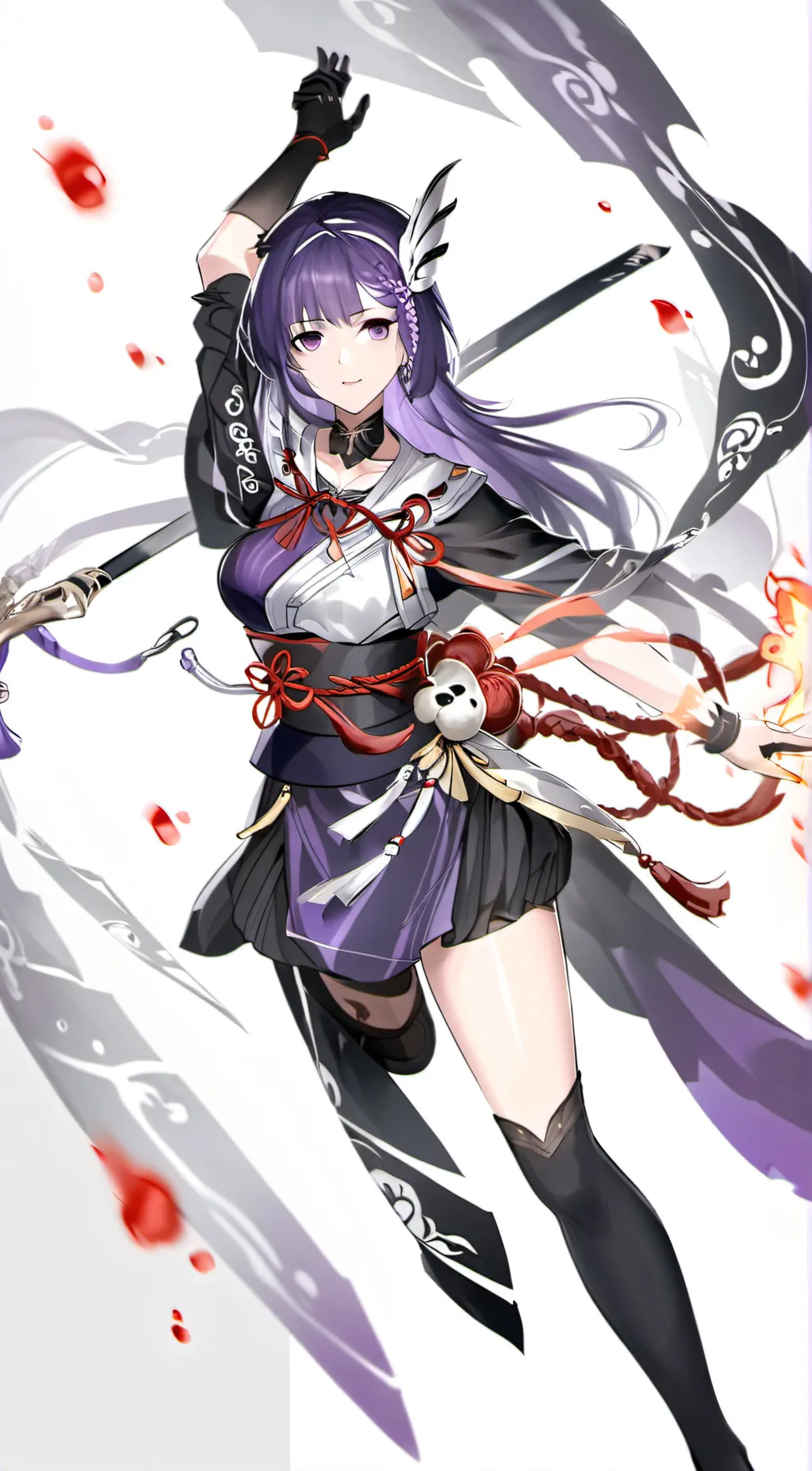 ai character: Raiden Shogun  background