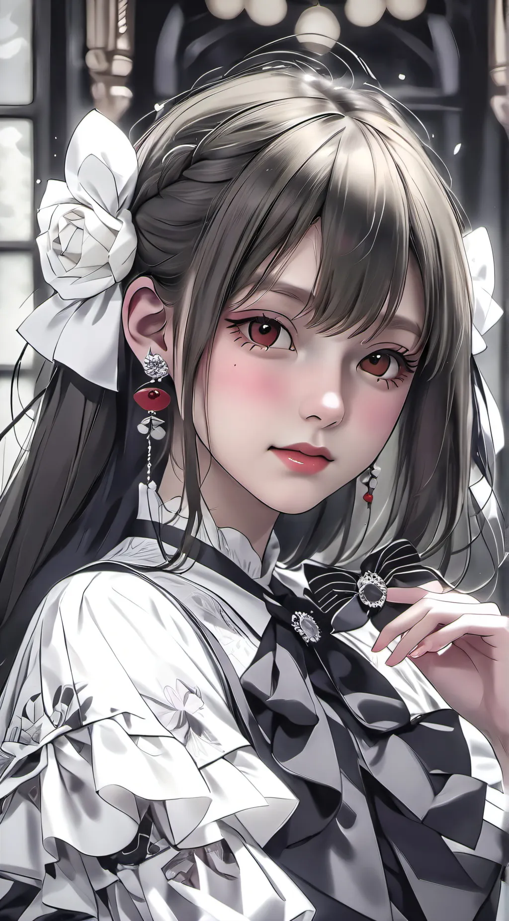 ai character: Fuji  background