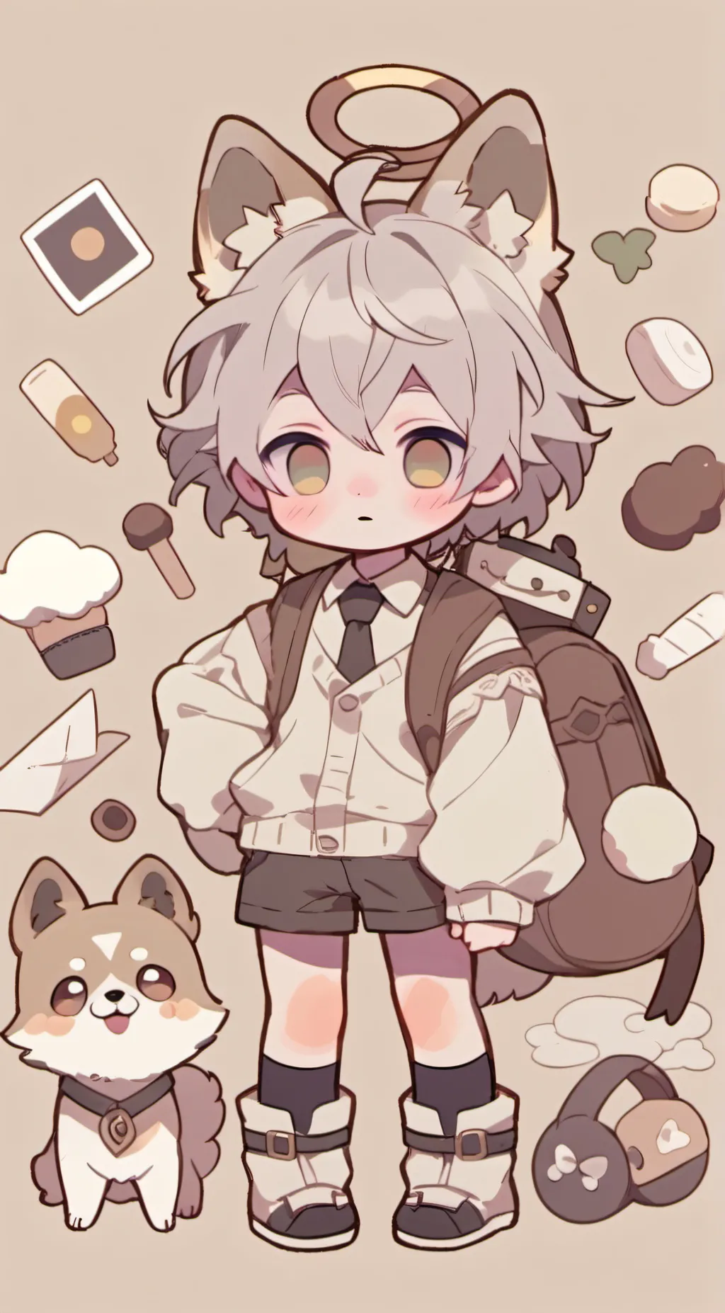 ai character: stellen background