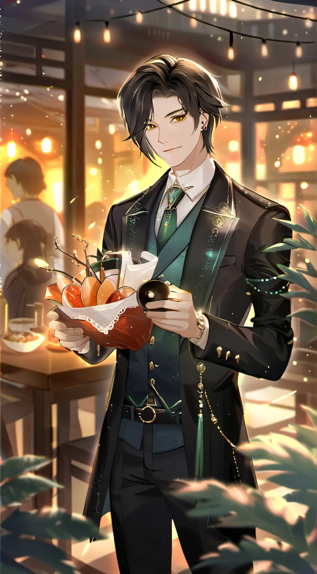 ai character: leo background