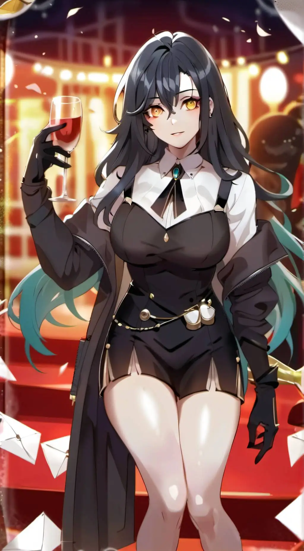 ai character: Crystal background