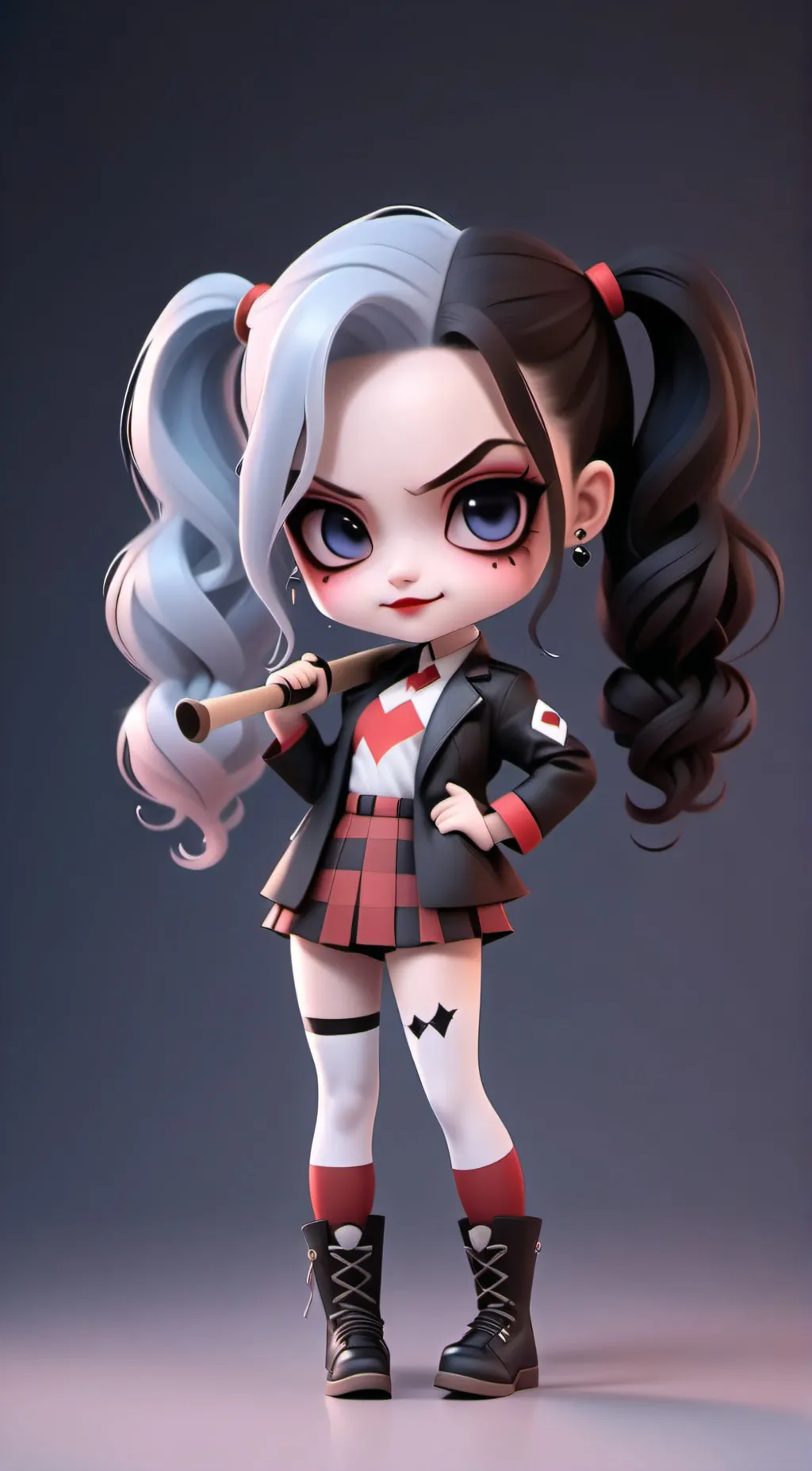 ai character: Harley Quinn background