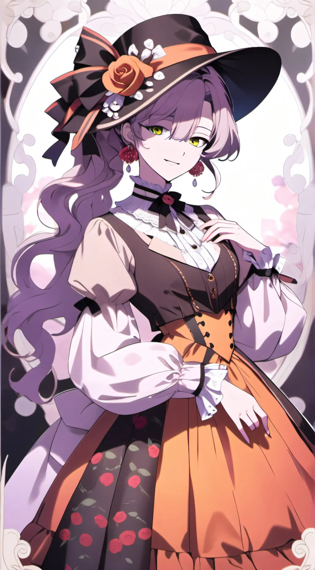 ai character: Amethyst background