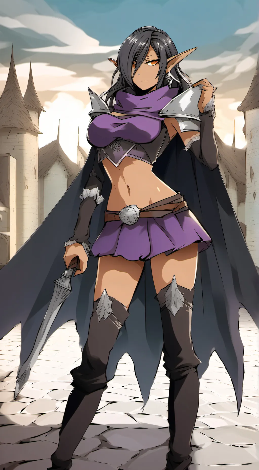 ai character: Olga Discordia  background