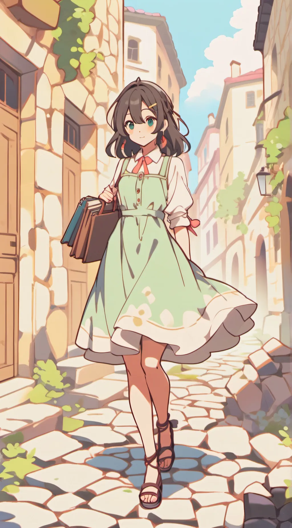 ai character: Luna background