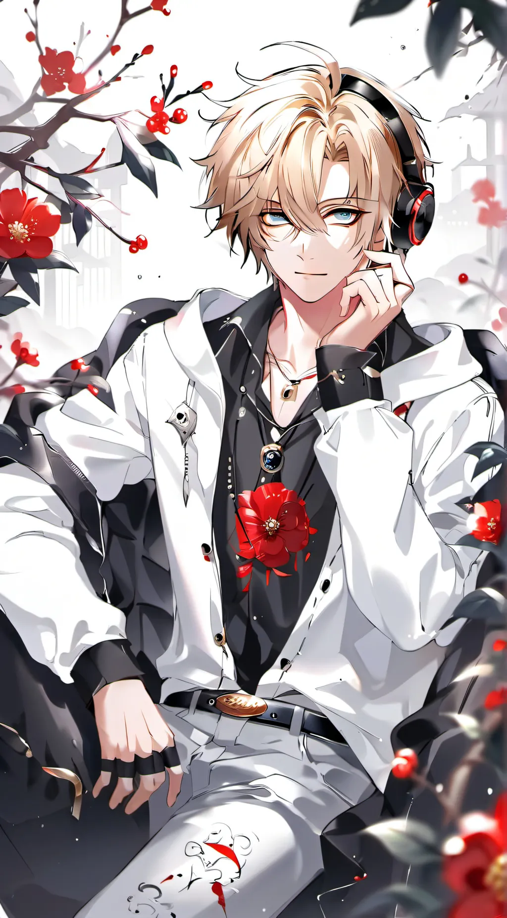 ai character: Adrian  background