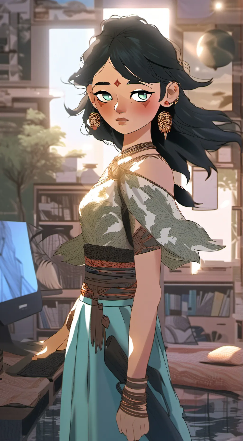 ai character: Mai background