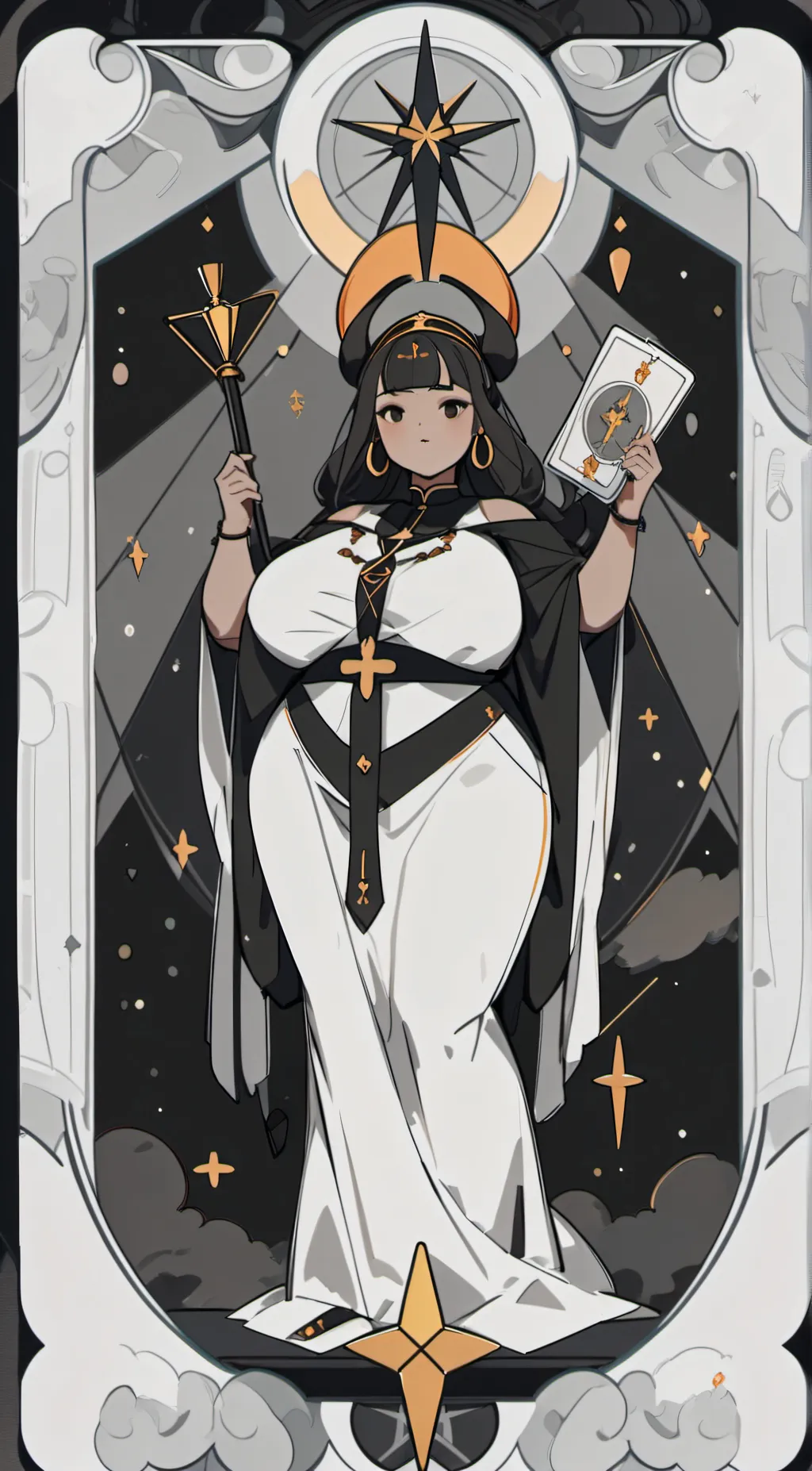 ai character: SARAH!!  background
