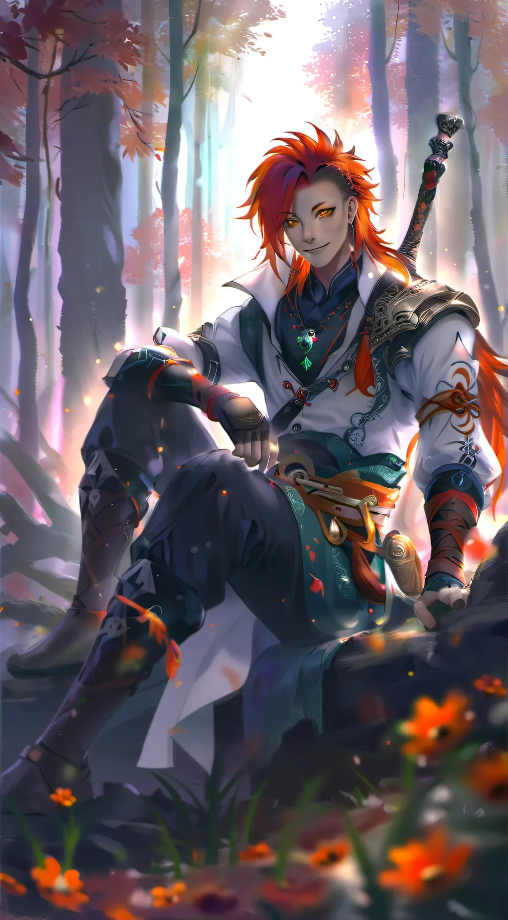 ai character: Obsidian background