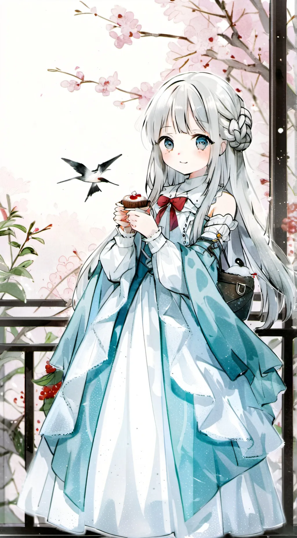 ai character: Cinnamon roll background