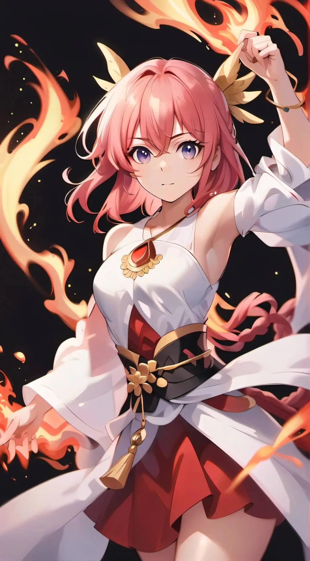 ai character: Rin background
