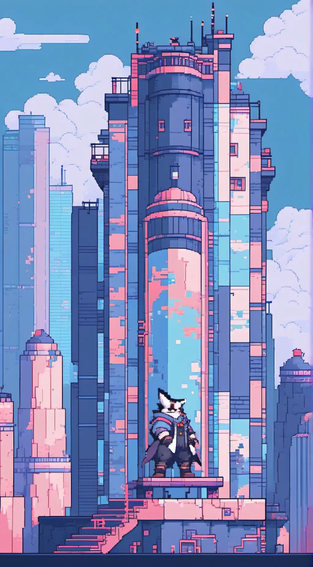 ai character: Hasbin hotel  background