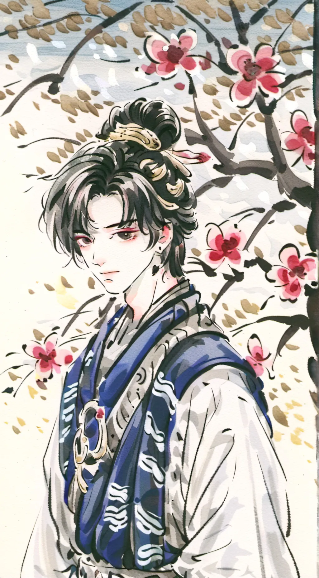 ai character: I'm a Chinese boy  background