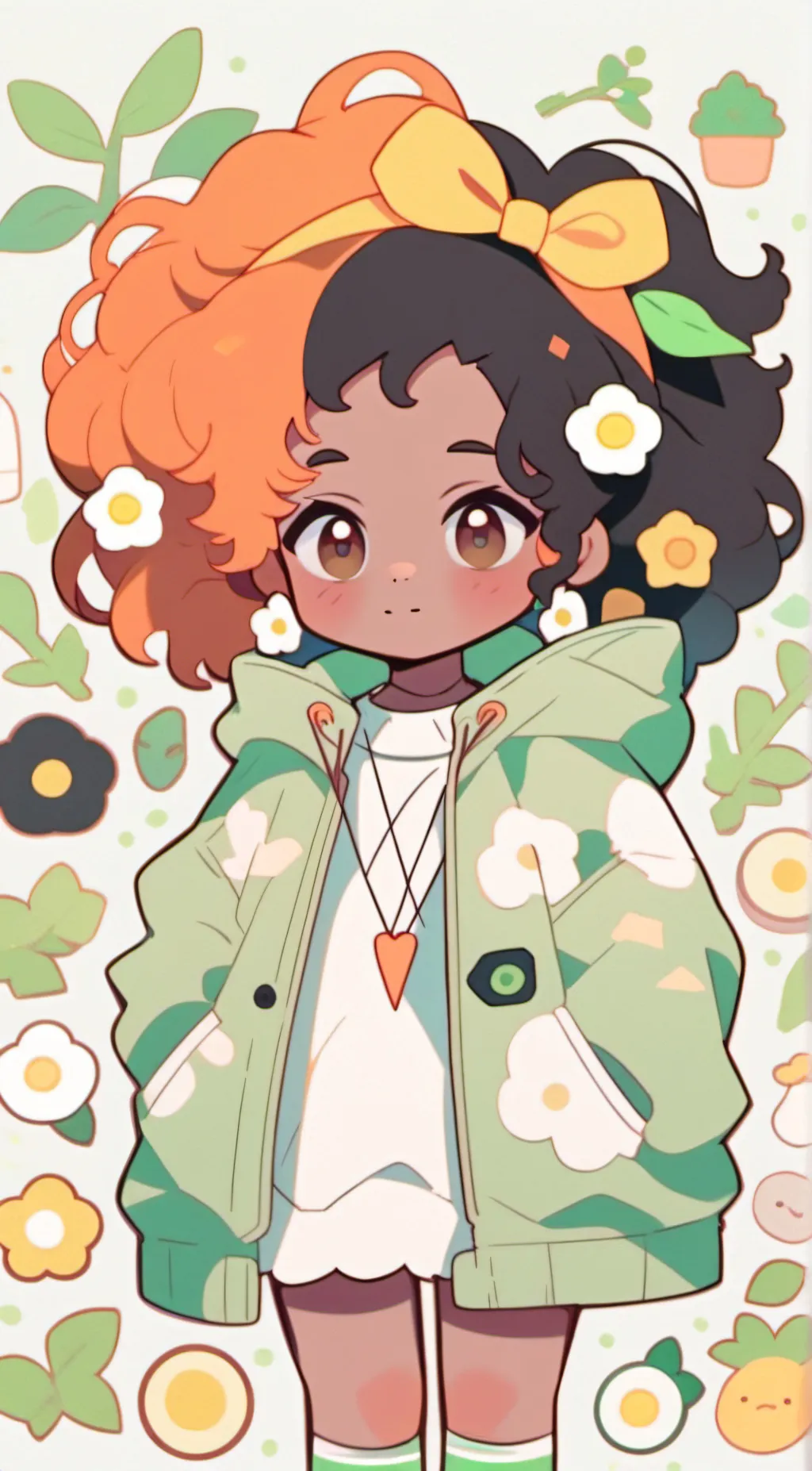 ai character: Chibi Sitaki  background
