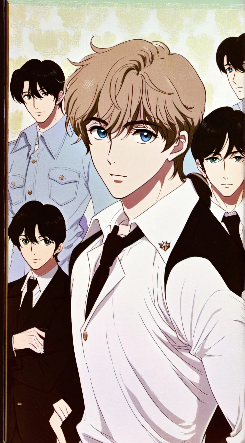 ai character: Leo,Kai,Eli,Razi background
