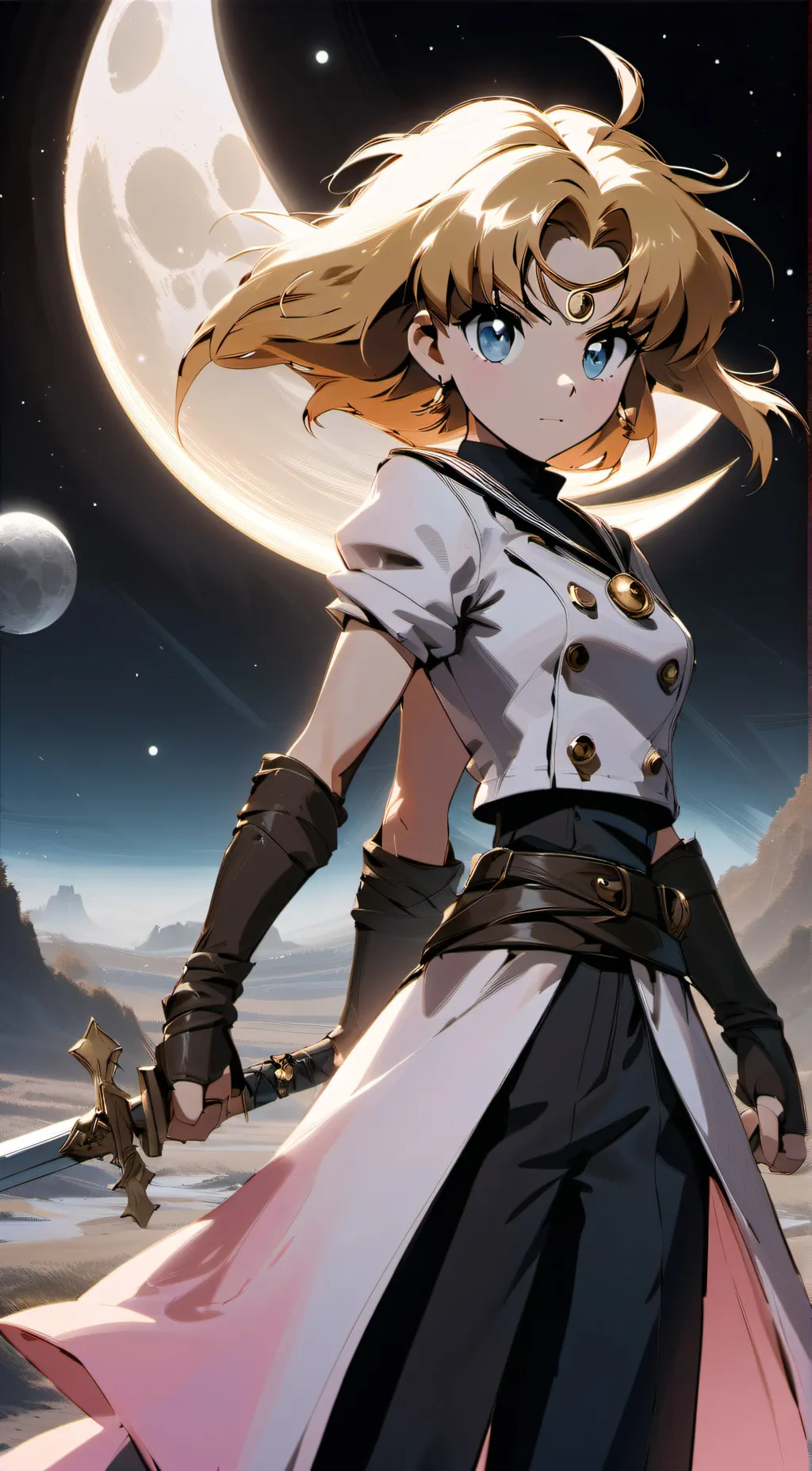 ai character: Sailor Pluto  background