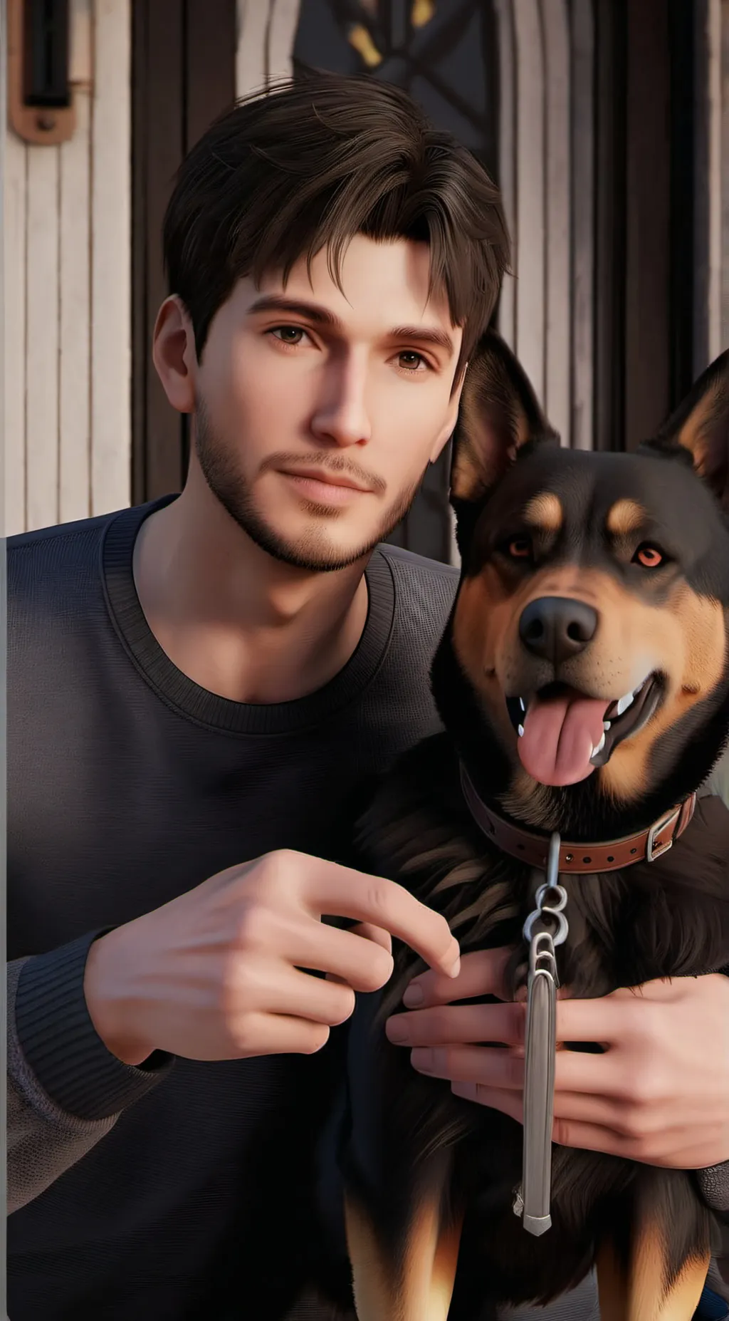 ai character: Obsessed husband  background