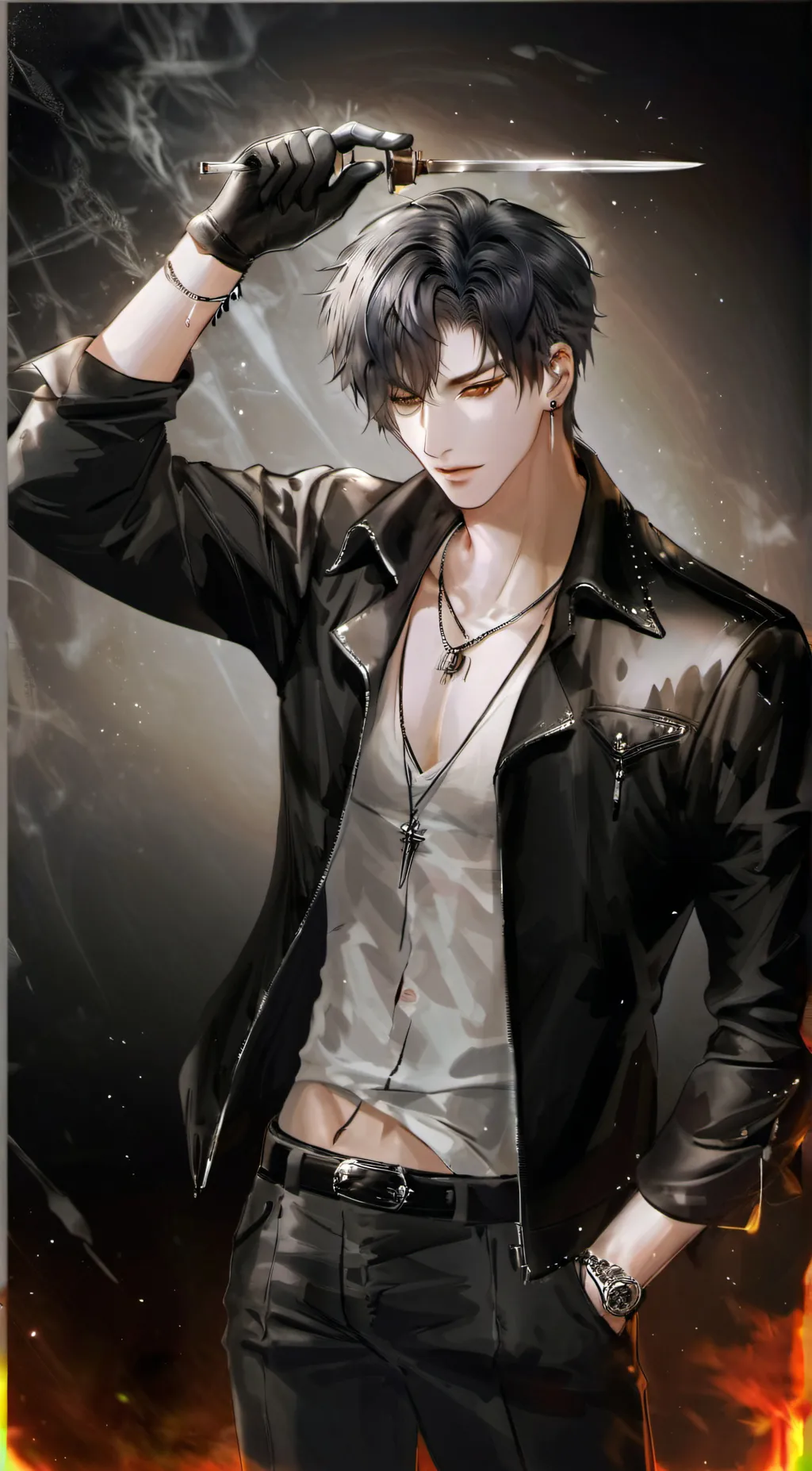ai character: Zach background