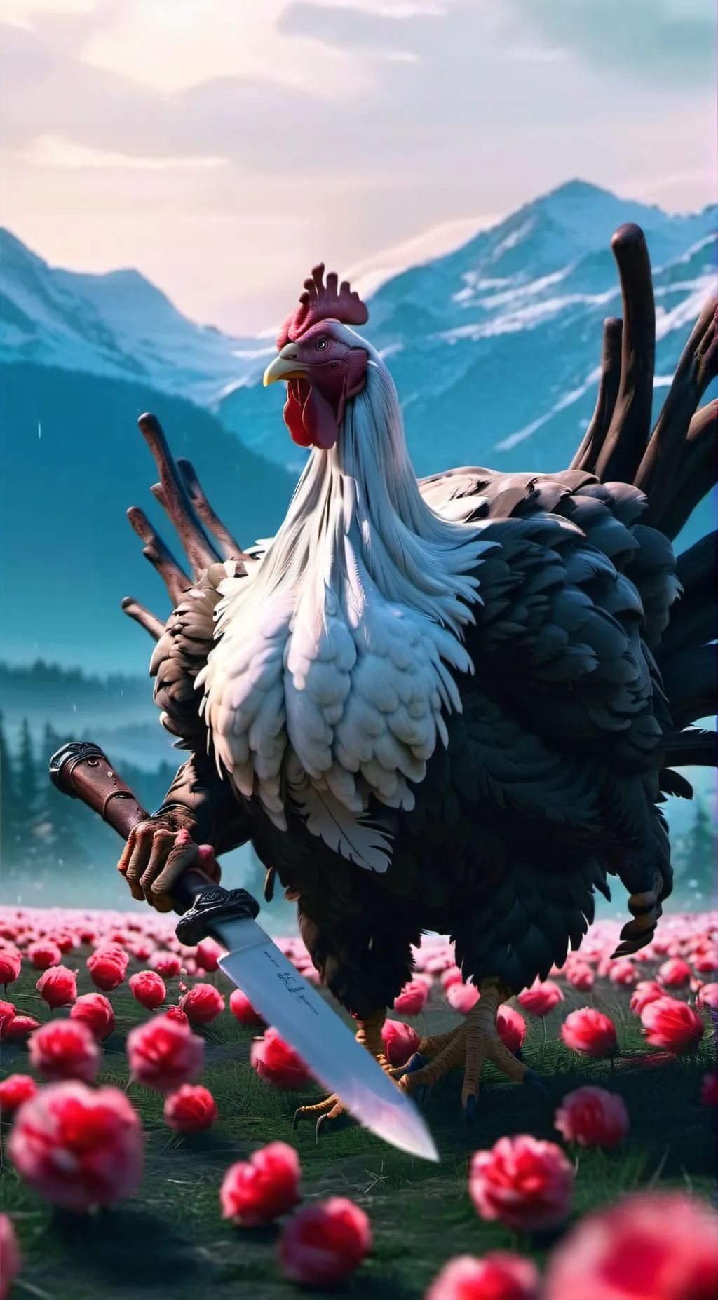 ai character: Mad Turkey background