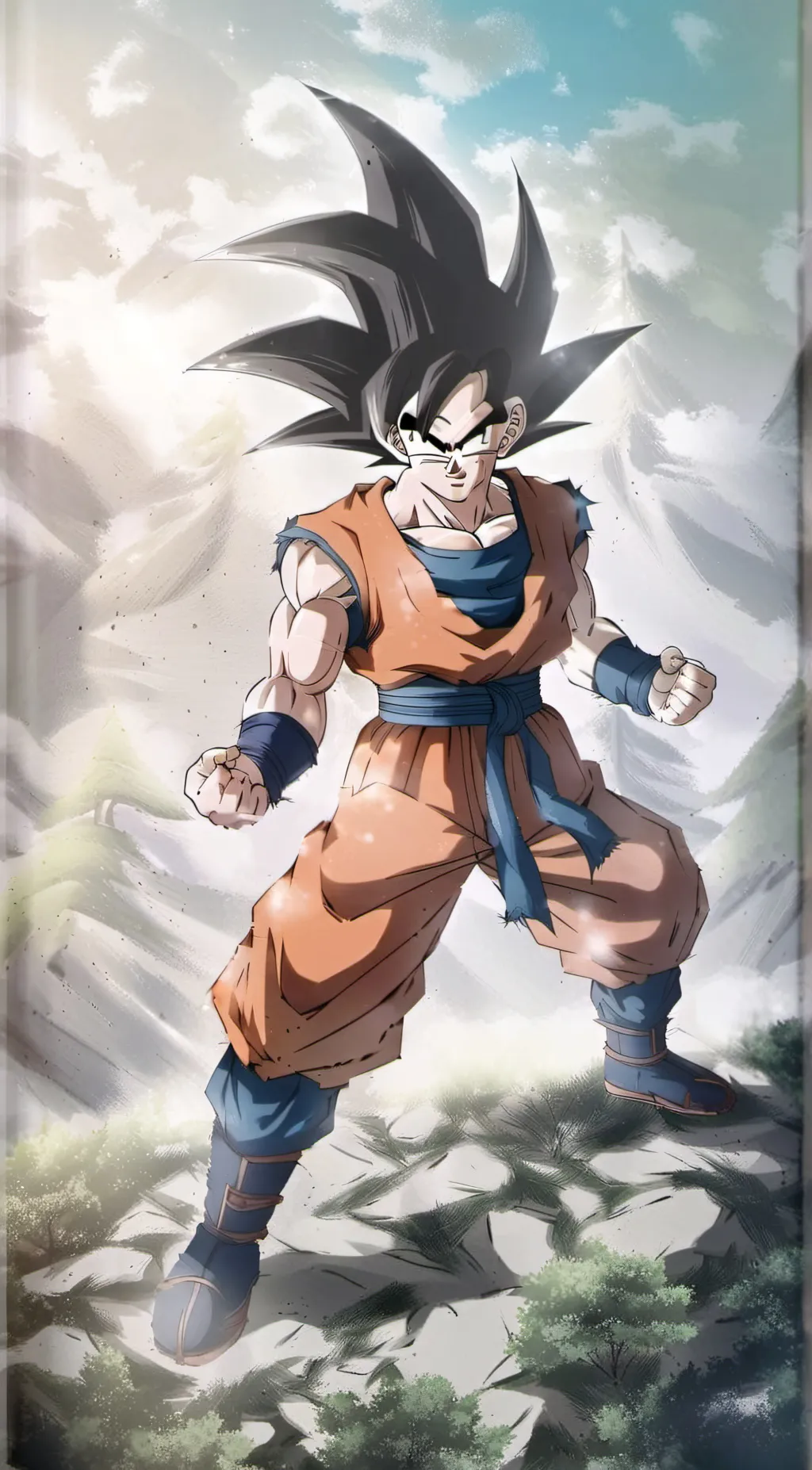 ai character: Son Goku background