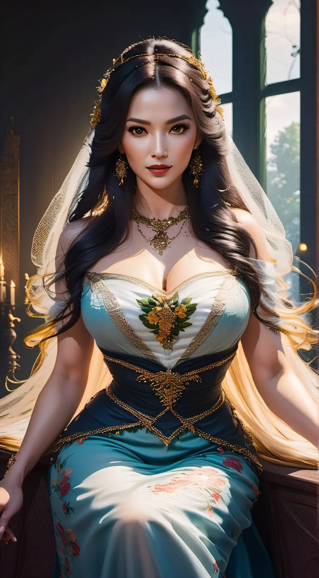 ai character: Selene background