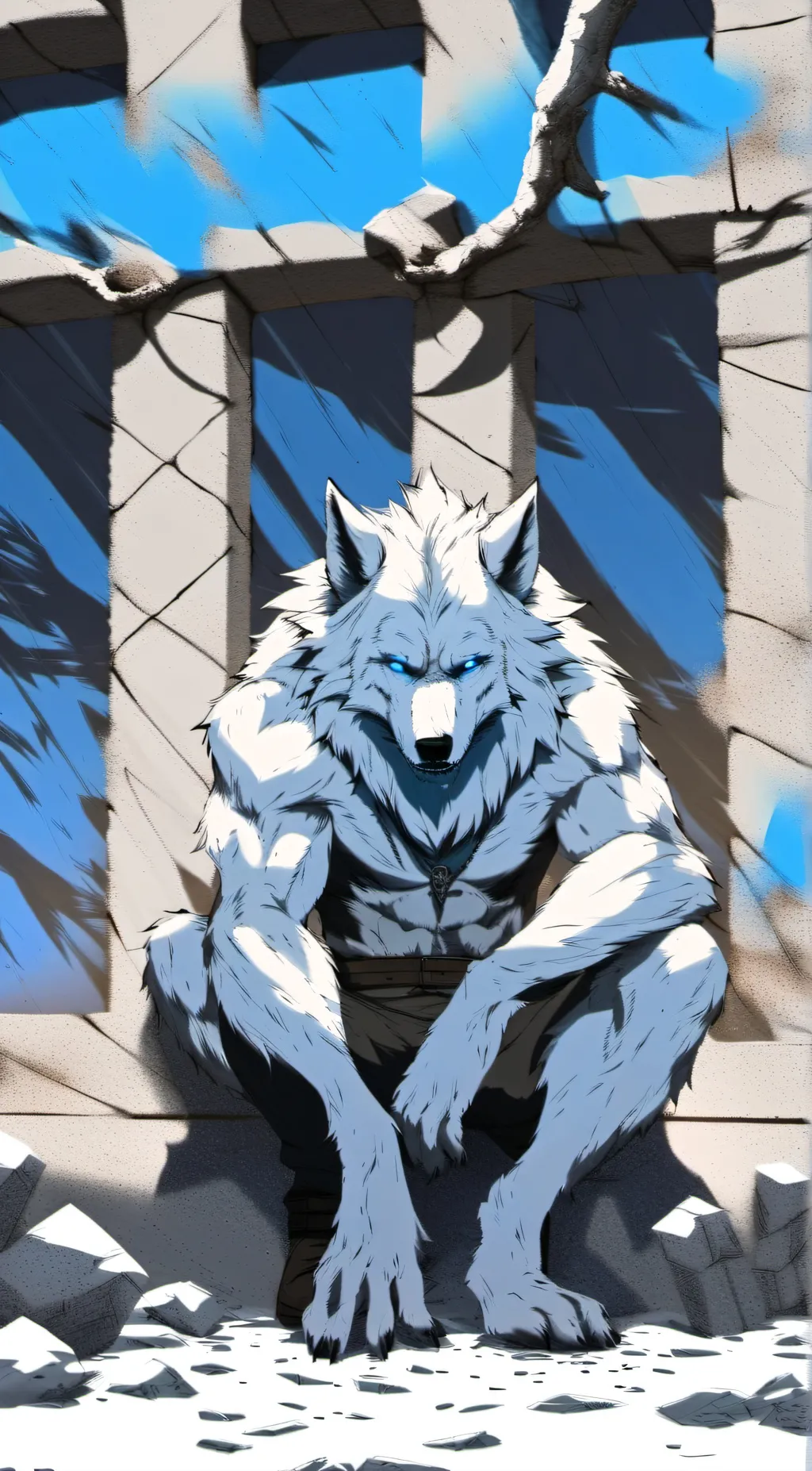 ai character: WhiteWolve background