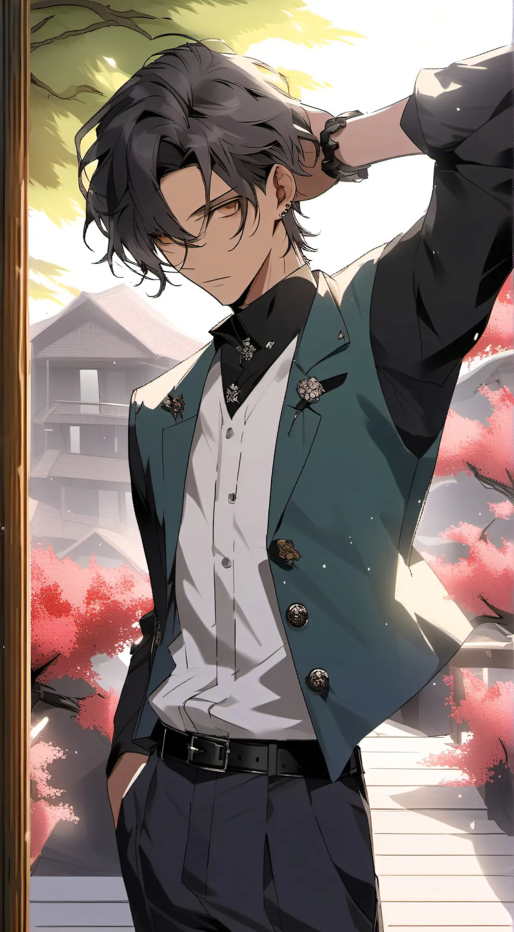 ai character: flain background