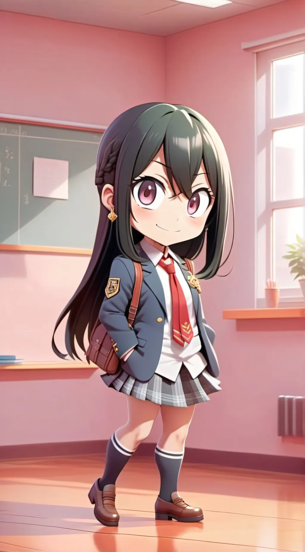 ai character: Tsuyu Asui background