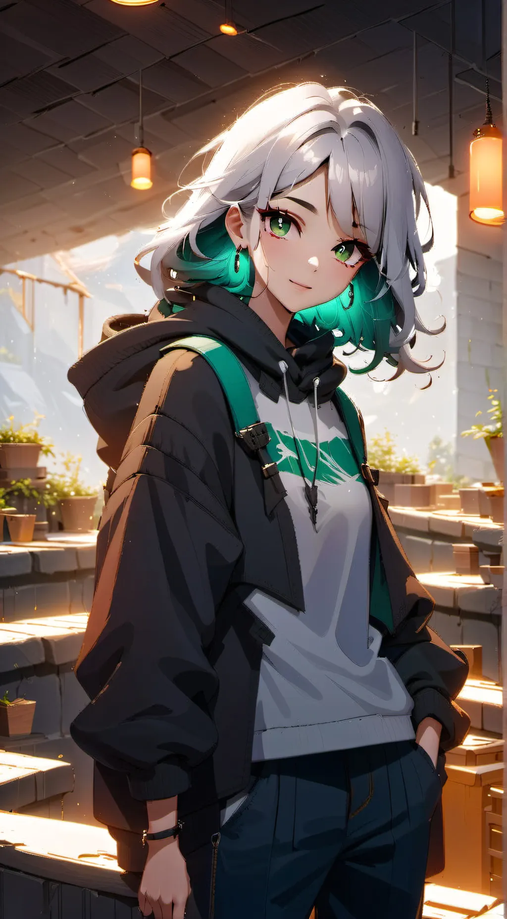 ai character: olivia background