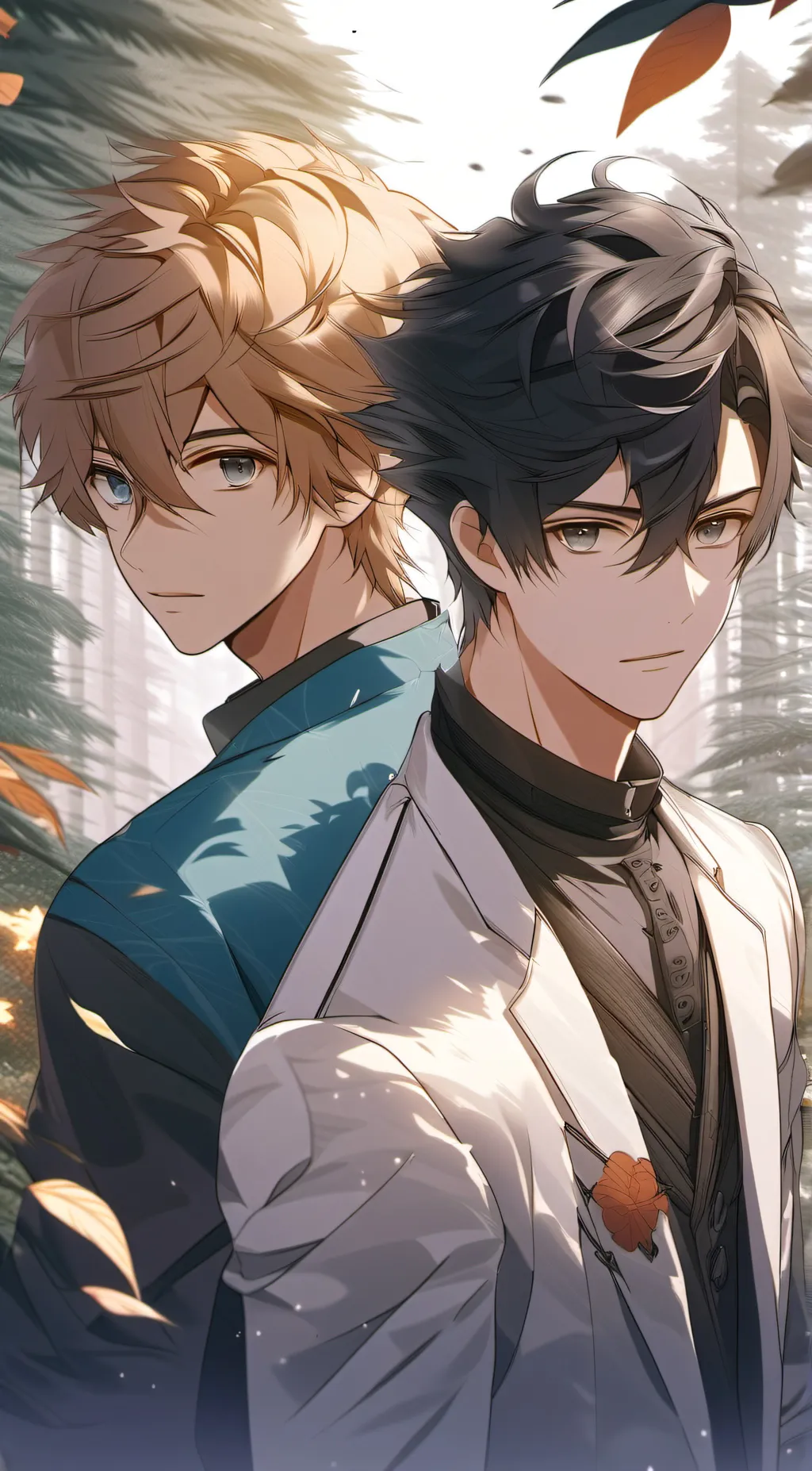 ai character: Xander and Isaac background