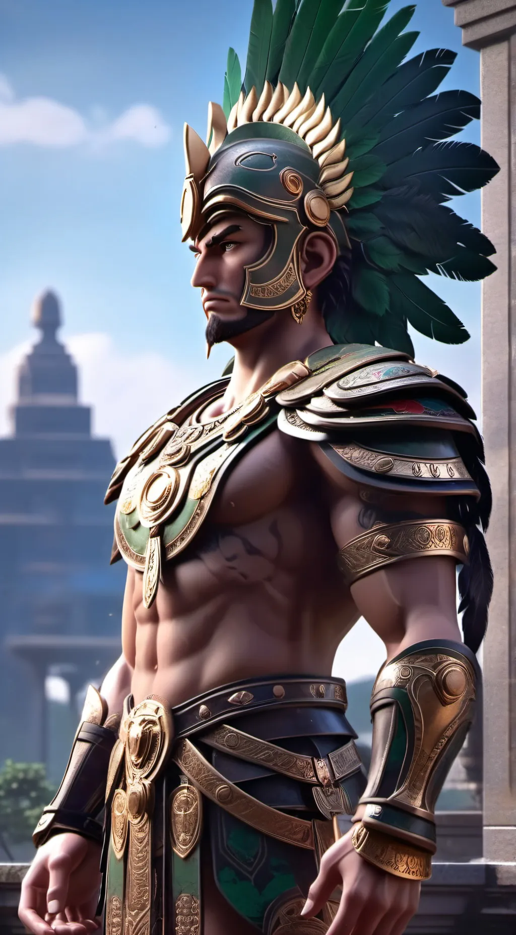 ai character: Ociánló background