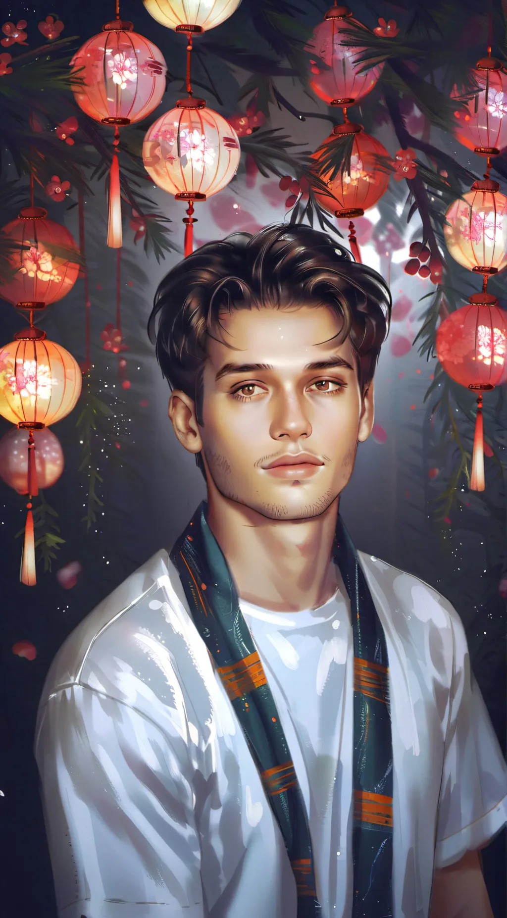 ai character: Johnny depp  background