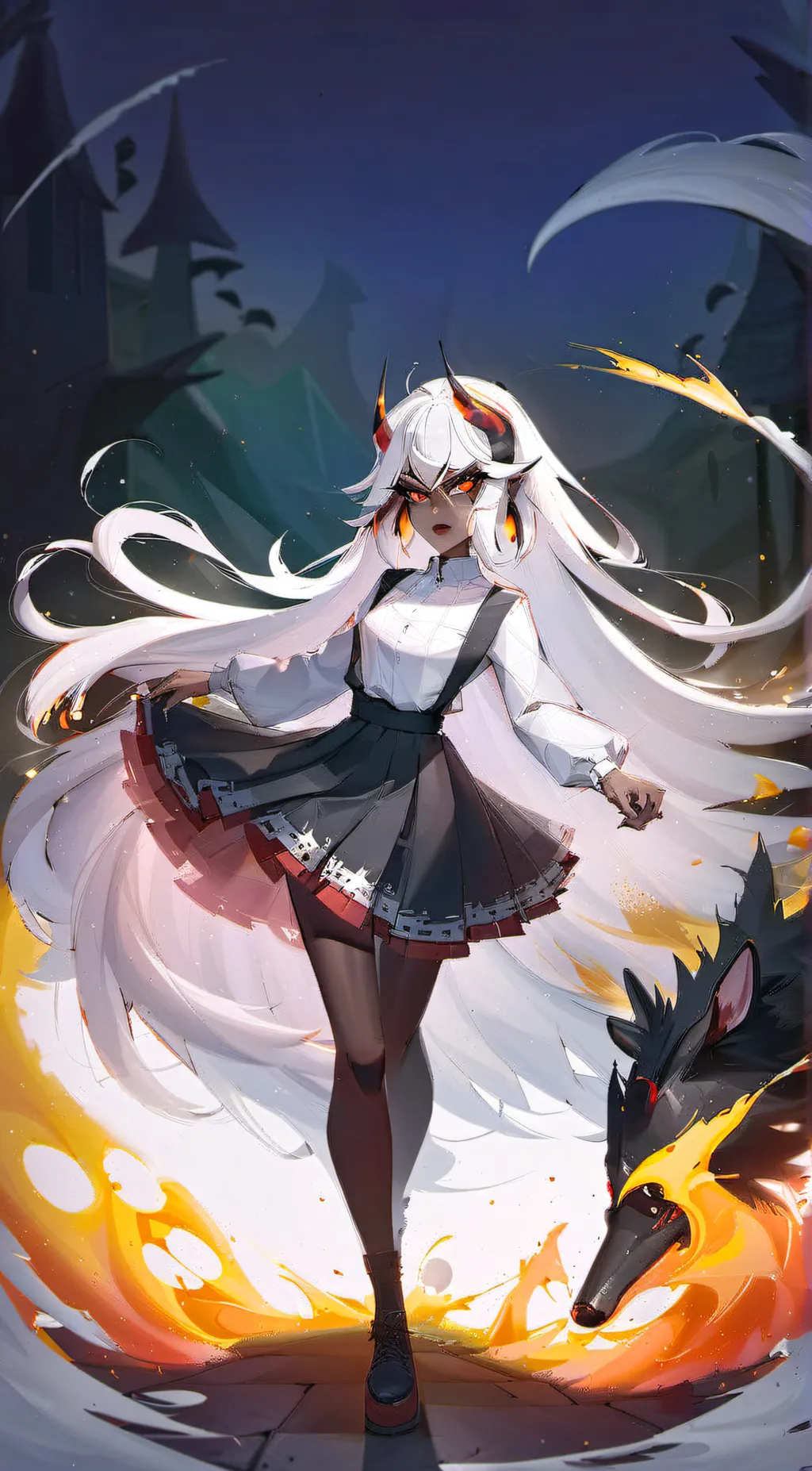 ai character: Carmilla Carmine background