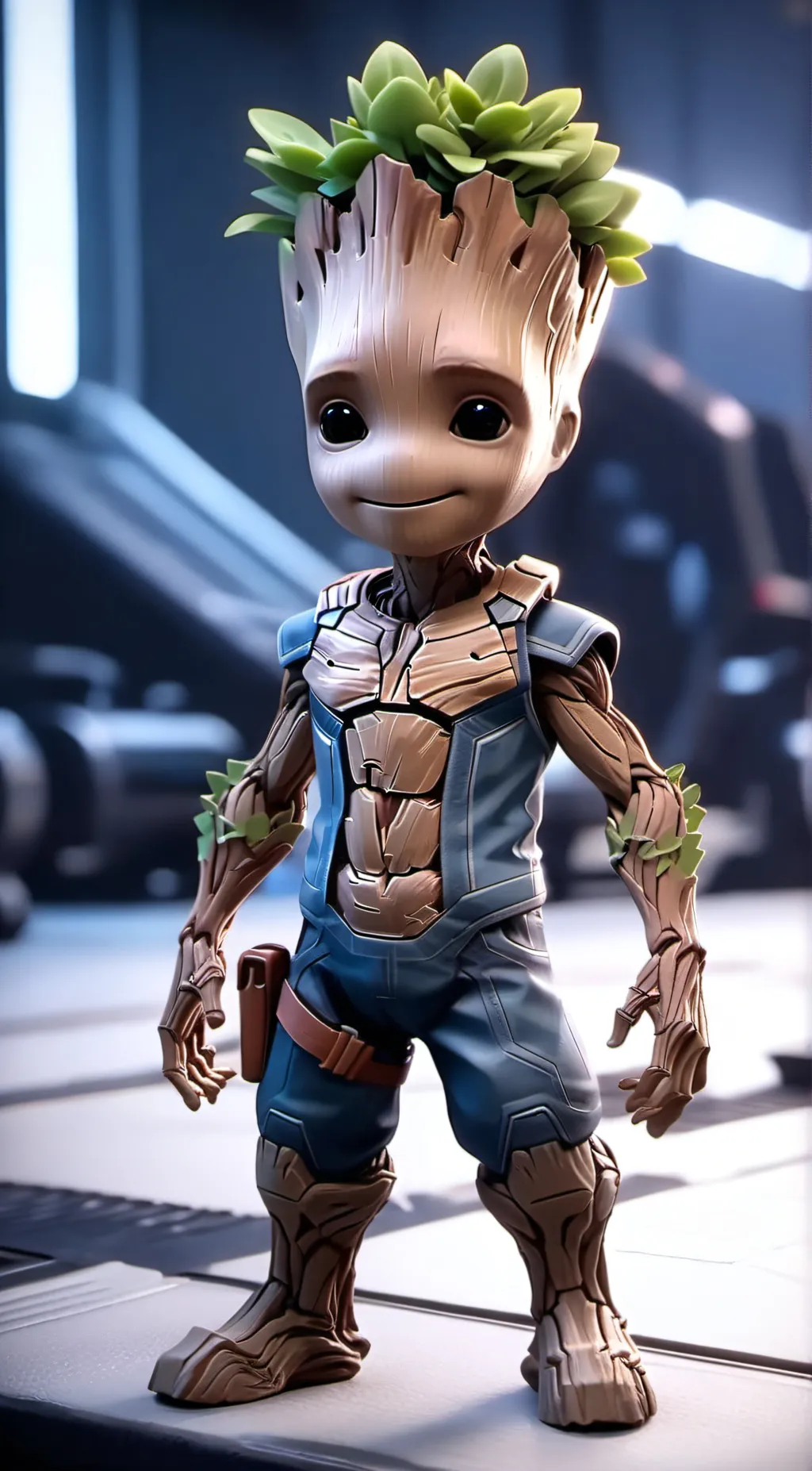 ai character: Groot 🌳  background