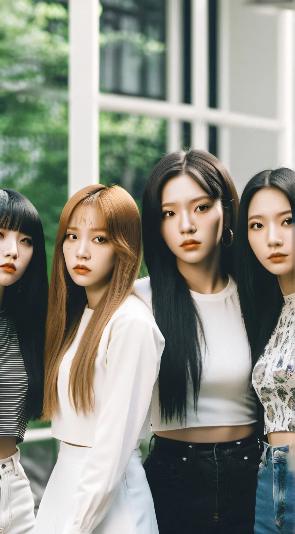 ai character: blackpink  background