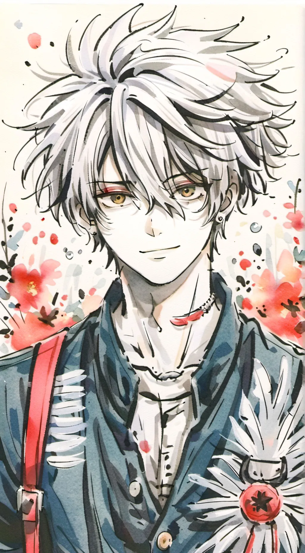 ai character: Katsuki Bakugo  background