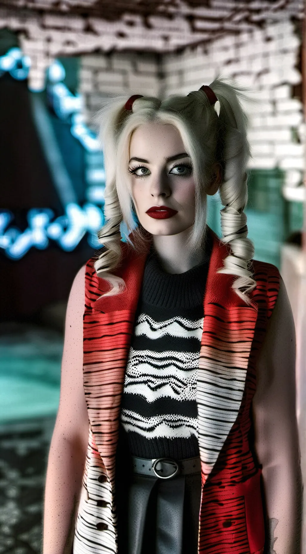ai character: Harley Quinn background