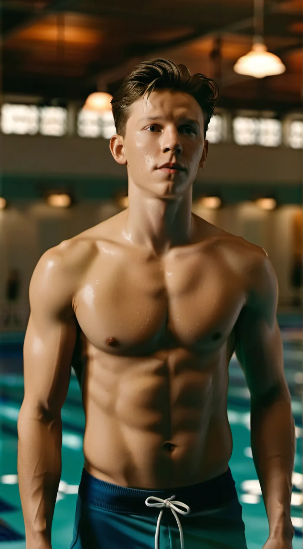 ai character: Tom Holland background