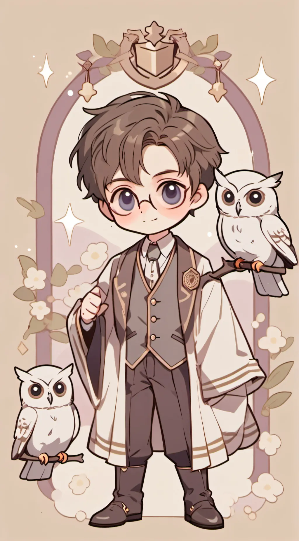 ai character: Harry Potter background