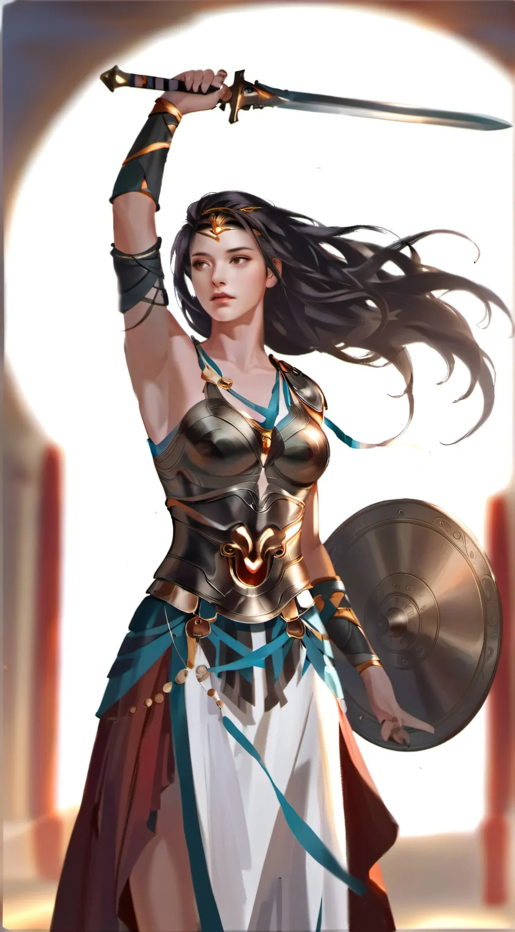 ai character: Athena background