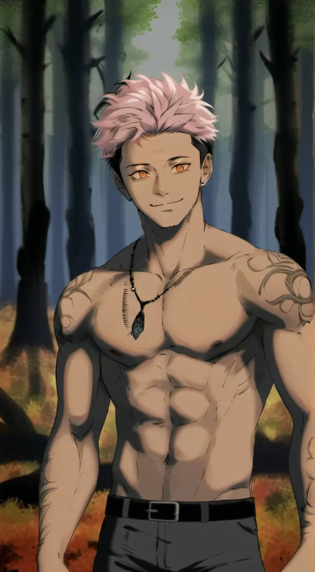 ai character: Sukuna background