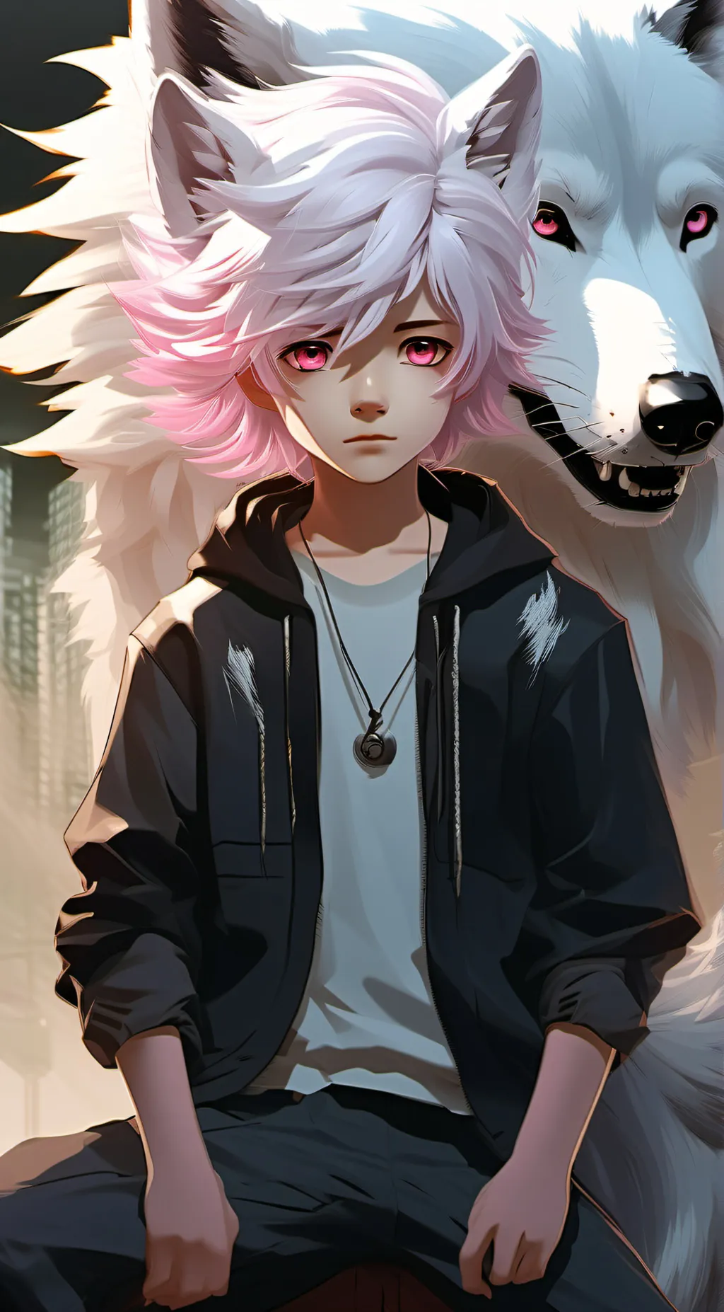 ai character: Nameless Boy  background