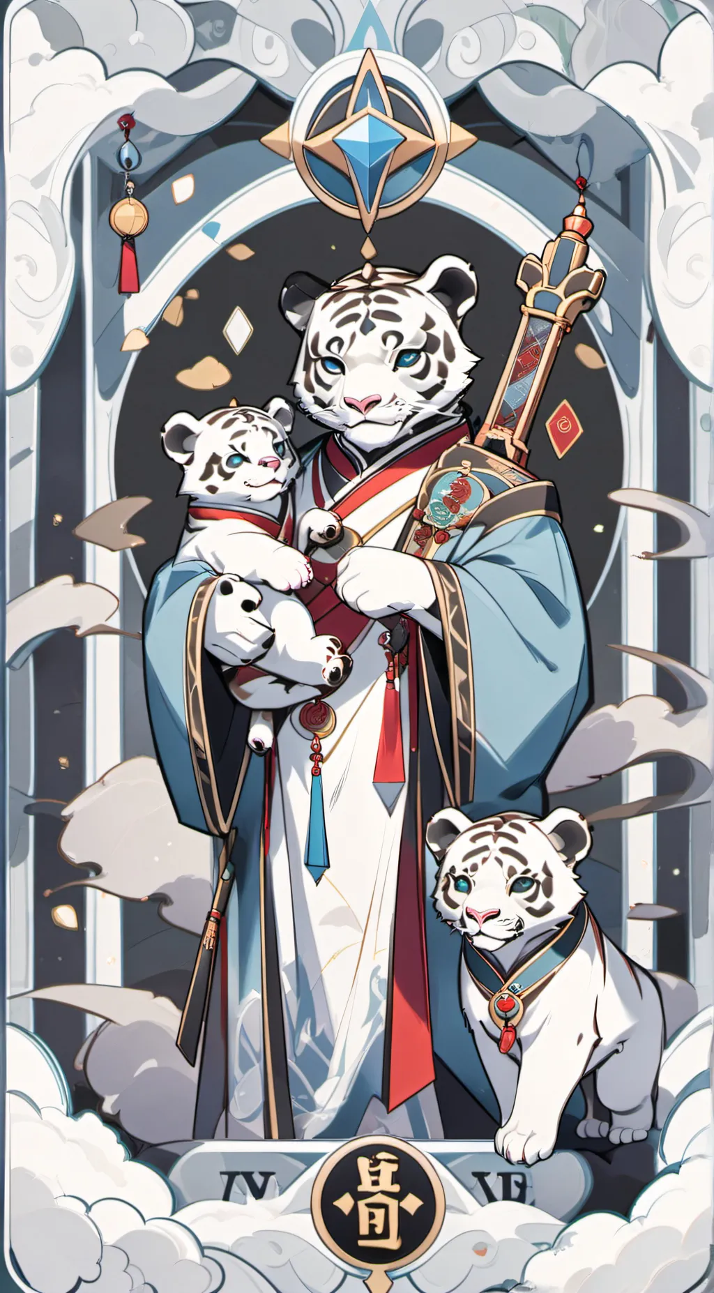 ai character: Tai Lung  background
