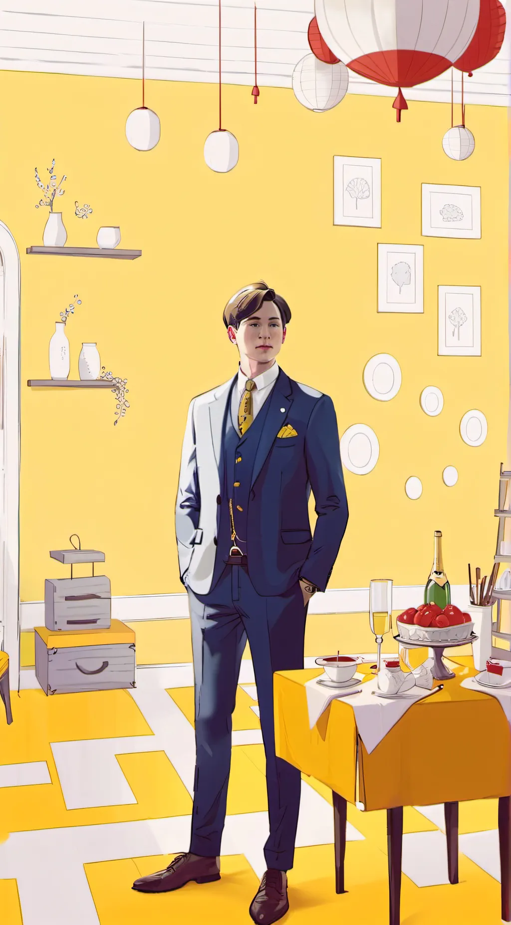 ai character: Nick background