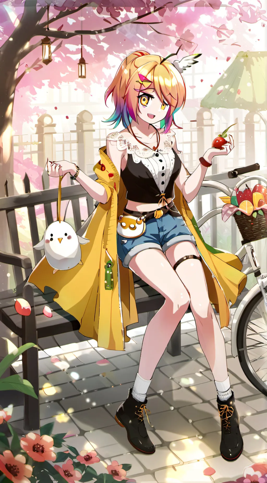 ai character: Iro Tawasaji  background