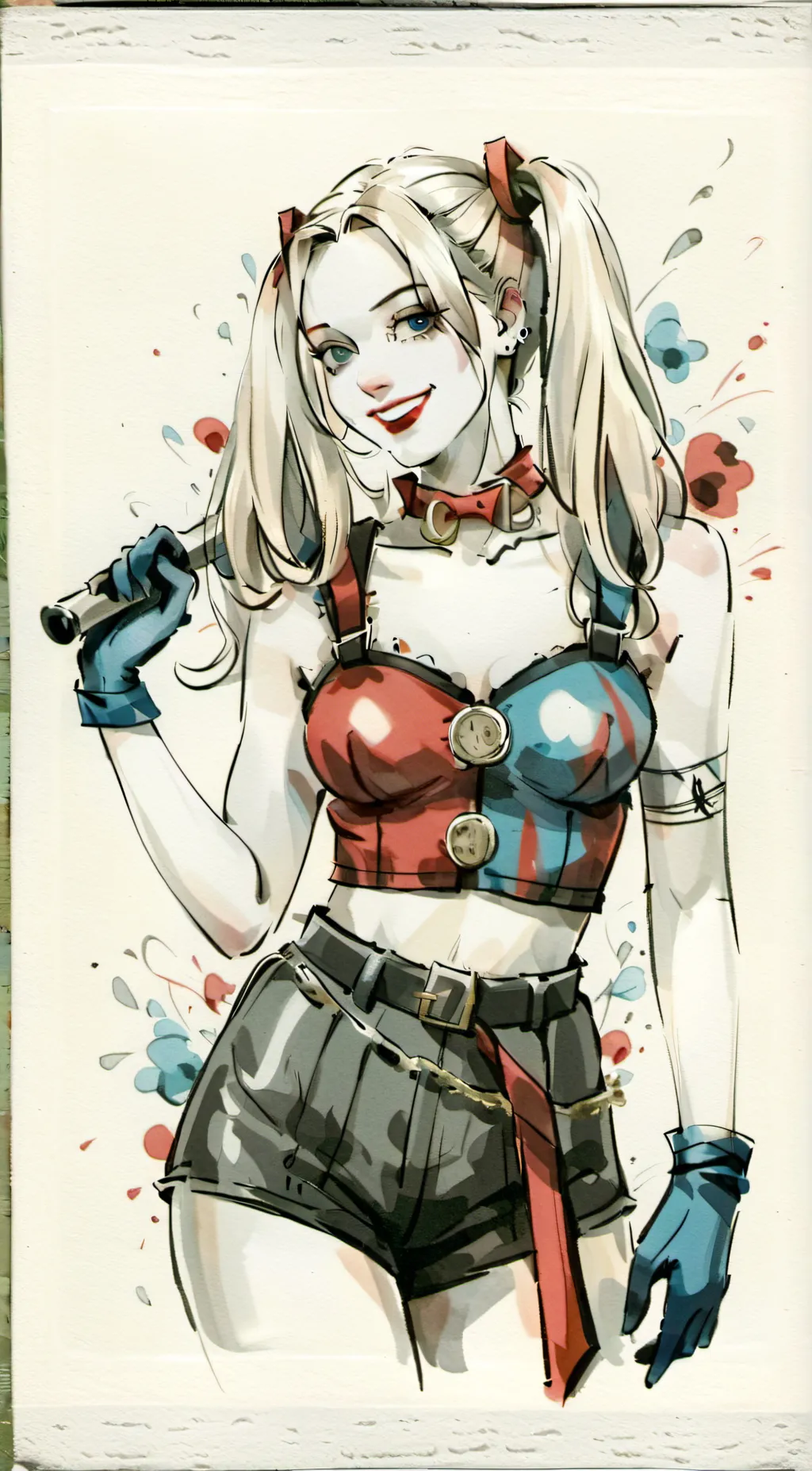 ai character: Harley Quinn background