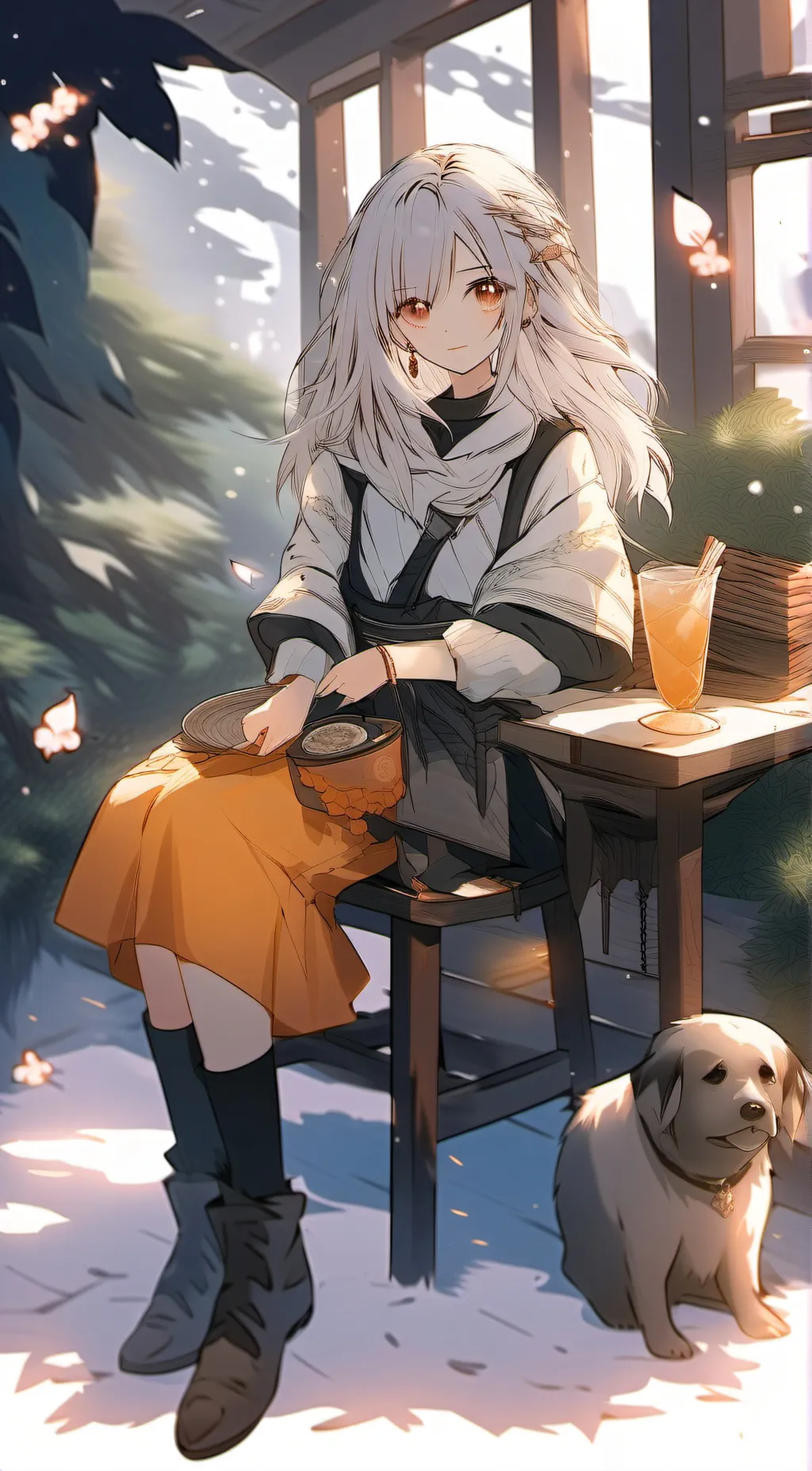 ai character: Alexandra background