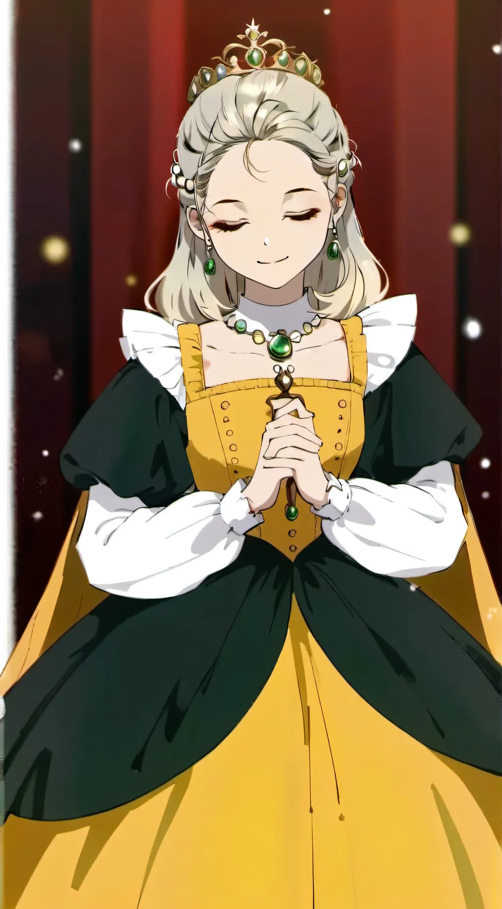 ai character: Aurora background